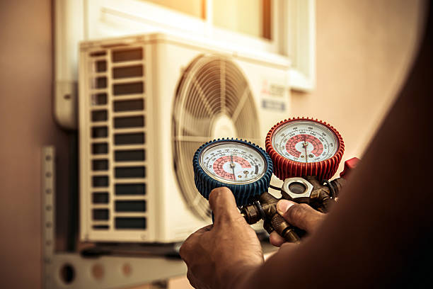Professional Hvac technician working in Westerlo, NY